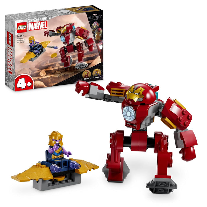 LEGO Marvel Iron Man Hulkbuster vs. Thanos 76263 Building Toy Set (66 Pieces)