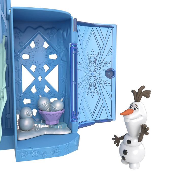 Disney Frozen Disney Princess Toys, Storytime Stackers Elsa Ice Palace, Stackable Castle Doll House with Small Doll & 8 Pieces, Inspired by The Movies