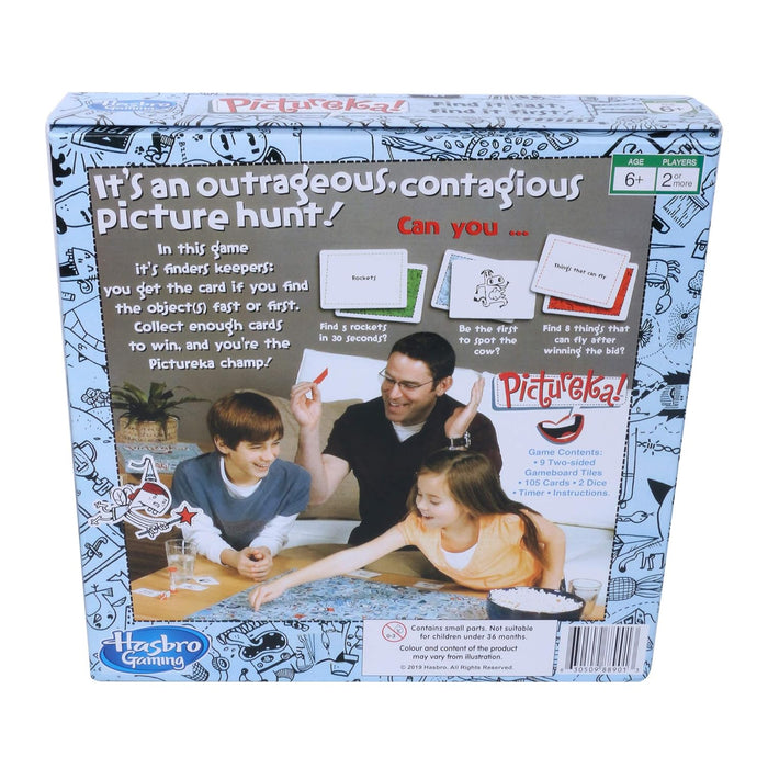 Hasbro Gaming Pictureka! Board Game, Fun Board Game for Family and Kids, for Ages 6+, Indoor Classic Board Games & puzzels, Game for 2 or More Players