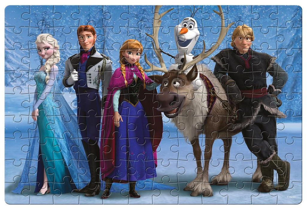 Frank Disney Frozen Jigsaw Puzzle (108 Pieces) for Kids Above 6+ Years - Fun & Challenging Brain Booster Games - Educational Puzzle for Focus and Memory