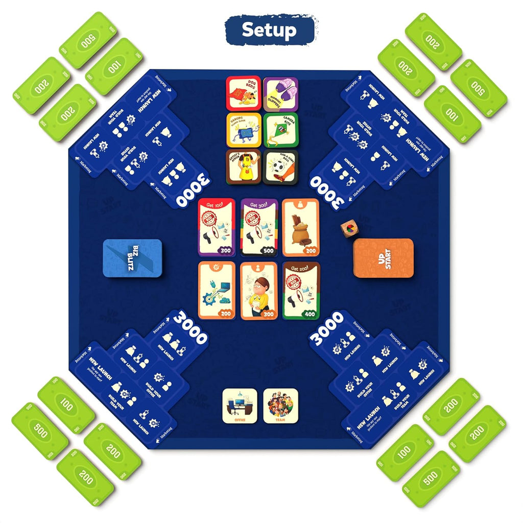 Skillmatics Board Game - Up Start, Entrepreneurship and Business Strategy Game for Kids, Teens and Adults, Fun for Family & Friends, Game Night, Gifts for Boys and Girls Ages 7, 8, 9 and Up