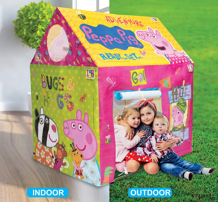 ITOYS Playhouse Tent for Kids|Peppa theme|for boys and girls Outdoor and Indoor