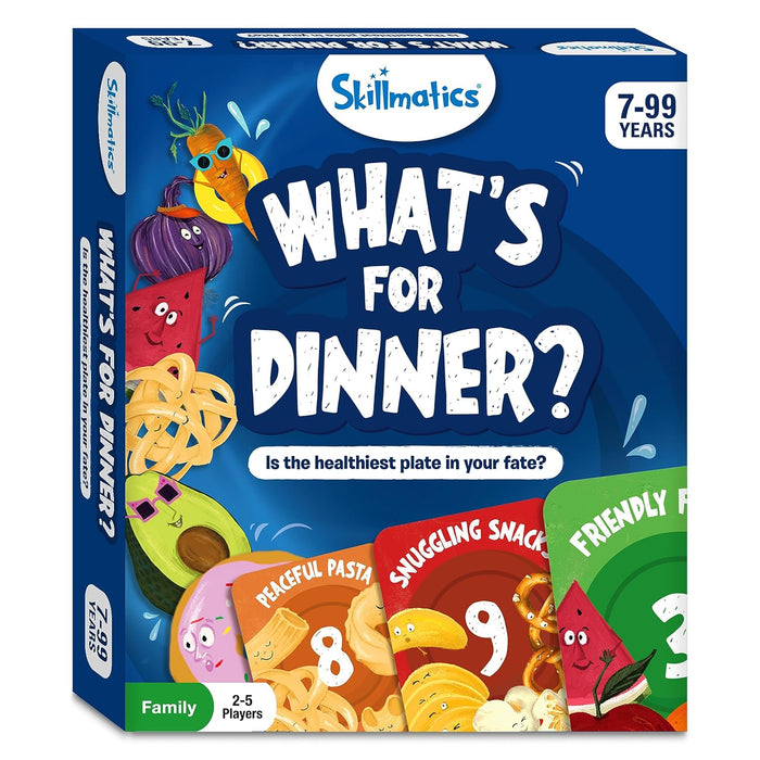 Skillmatics Card Game - What's for Dinner, Fun Strategy & Memory Game, Gifts & Family Friendly Games for Ages 7 and Up