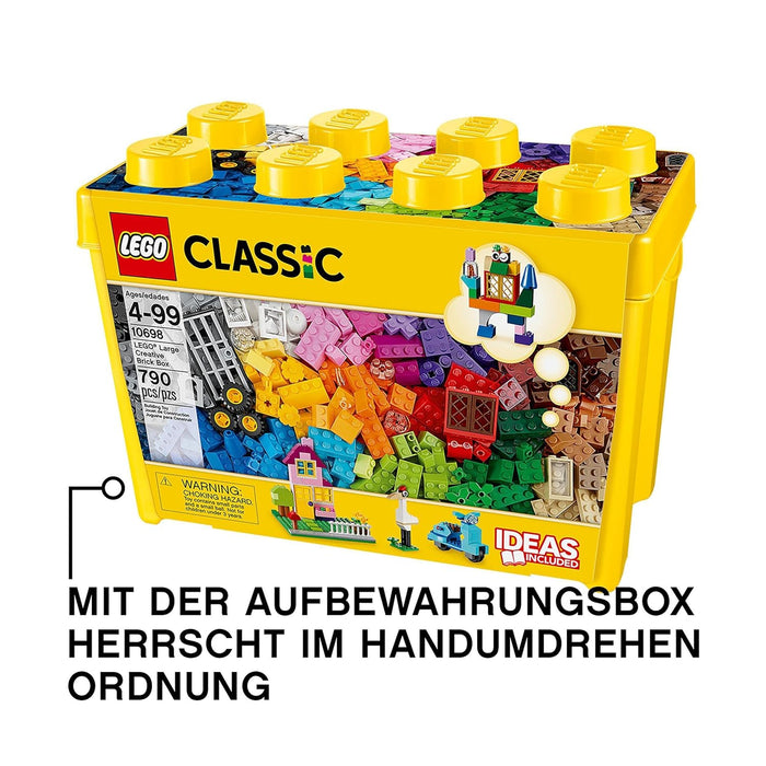 LEGO Large Creative Brick Box,790 Pieces Building Blocks,Multicolor