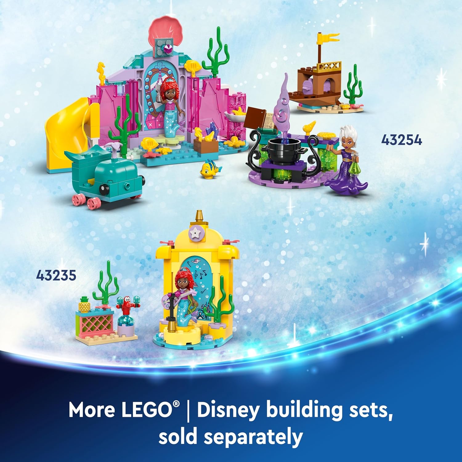 LEGO ǀ Disney Princess Ariel’s Music Stage 43235 Building Blocks Toys for 4+ Gift for Boys and Girls