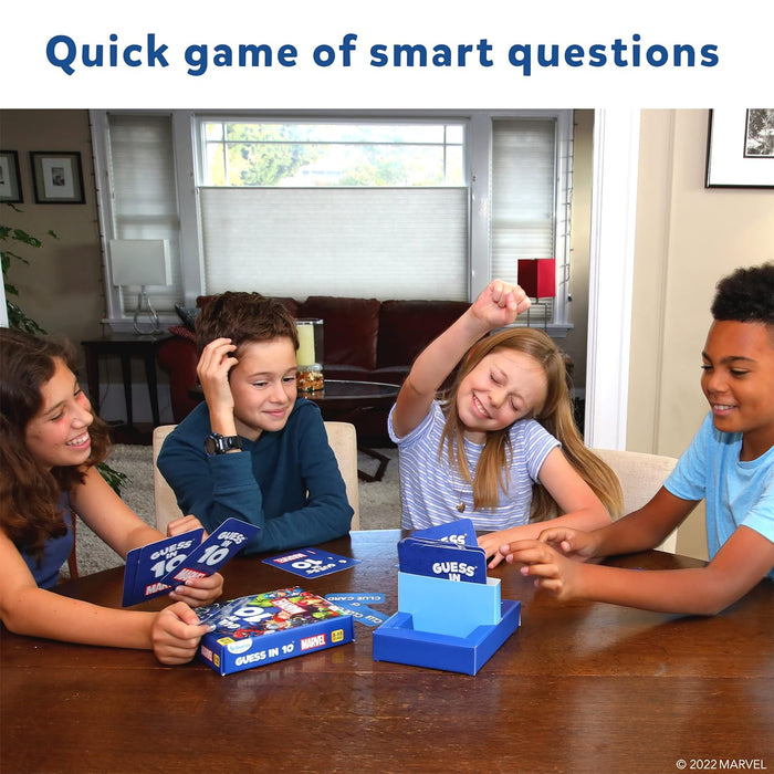 Skillmatics Card Game - Guess in 10 Marvel, Perfect for Boys, Girls, Kids, Teens, Adults Who Love Board Games, Toys, Avengers, Spiderman, Iron Man, Gifts for Ages 8, 9, 10 and Up