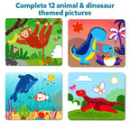 Skillmatics Art Activity - Dot It Combo, No Mess Sticker Art for Kids, Craft Kits, DIY Activity, Gifts for Boys & Girls,Travel Toys for Toddlers - Paper, Multicolor