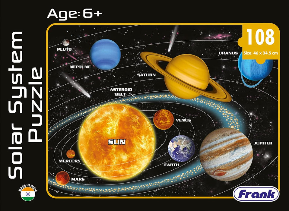 Frank Solar System Outer Space Puzzle for 6 Year and Above - Fun and Challenging - Educational Toys and Games for Focus, Memory, Mental Boost