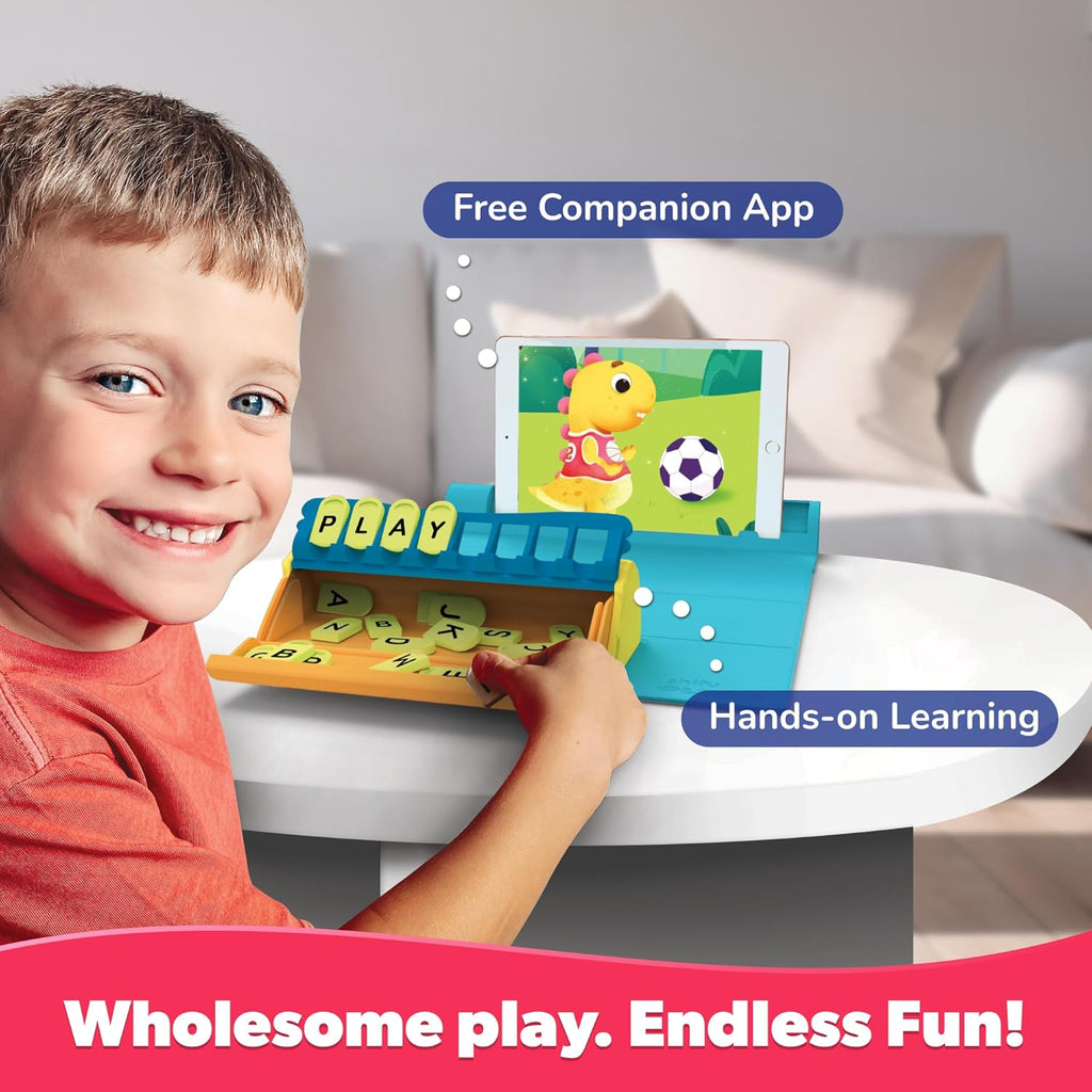 Shifu Plugo Letters - AR-Powered STEM Word Building Kit for Kids (4-10 Years) - Educational Spelling, Vocabulary and Grammar Game - Fun Interactive Learning Toy, Birthday Gift for Boys and Girls