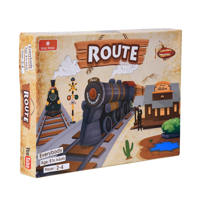 FOLKS WORK Route Board Game (Multicolor)