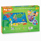 Imagimake Mapology Hidden Quest World Map Board Games for Kids | Magical Swipe & Reveal | Educational Toys for Kids 5 Years | Kids Toys for Boys & Girls | Card Games | Birthday Gift for Girls & Boys