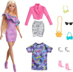 Barbie Dolls & Fashions Party Style Set Pink HYT6