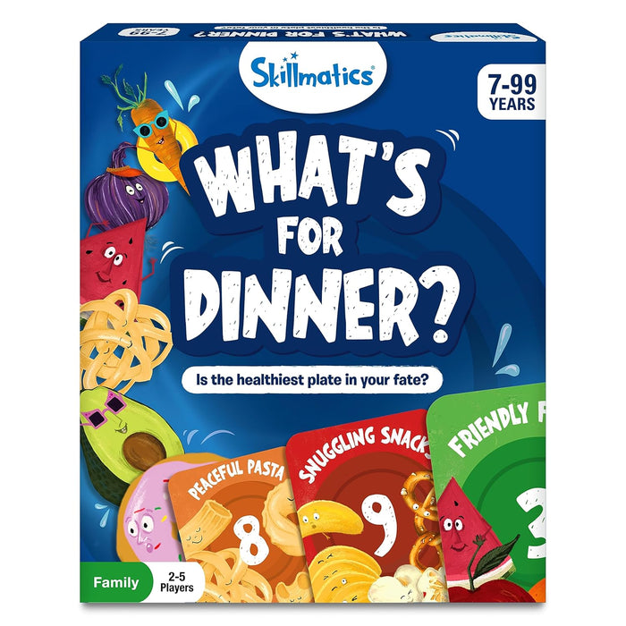 Skillmatics Card Game - What's for Dinner, Fun Strategy & Memory Game, Gifts & Family Friendly Games for Ages 7 and Up