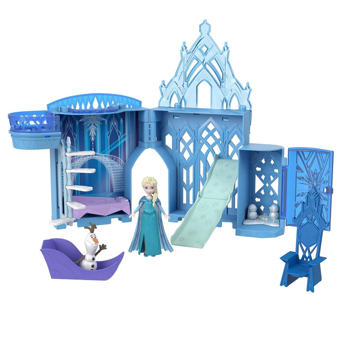 Disney Frozen Disney Princess Toys, Storytime Stackers Elsa Ice Palace, Stackable Castle Doll House with Small Doll & 8 Pieces, Inspired by The Movies