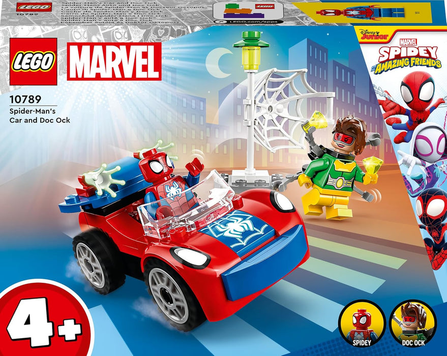 LEGO Marvel Spider-Man's Car&Doc Ock 10789 Building Toy Set (48 Pieces),Multi