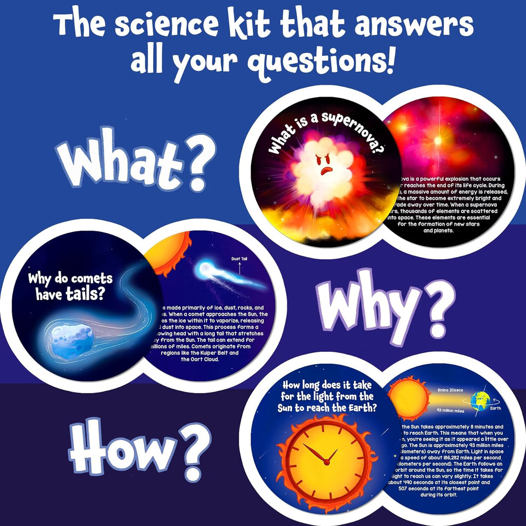 Skillmatics Flash Cards - Science Snippets Space