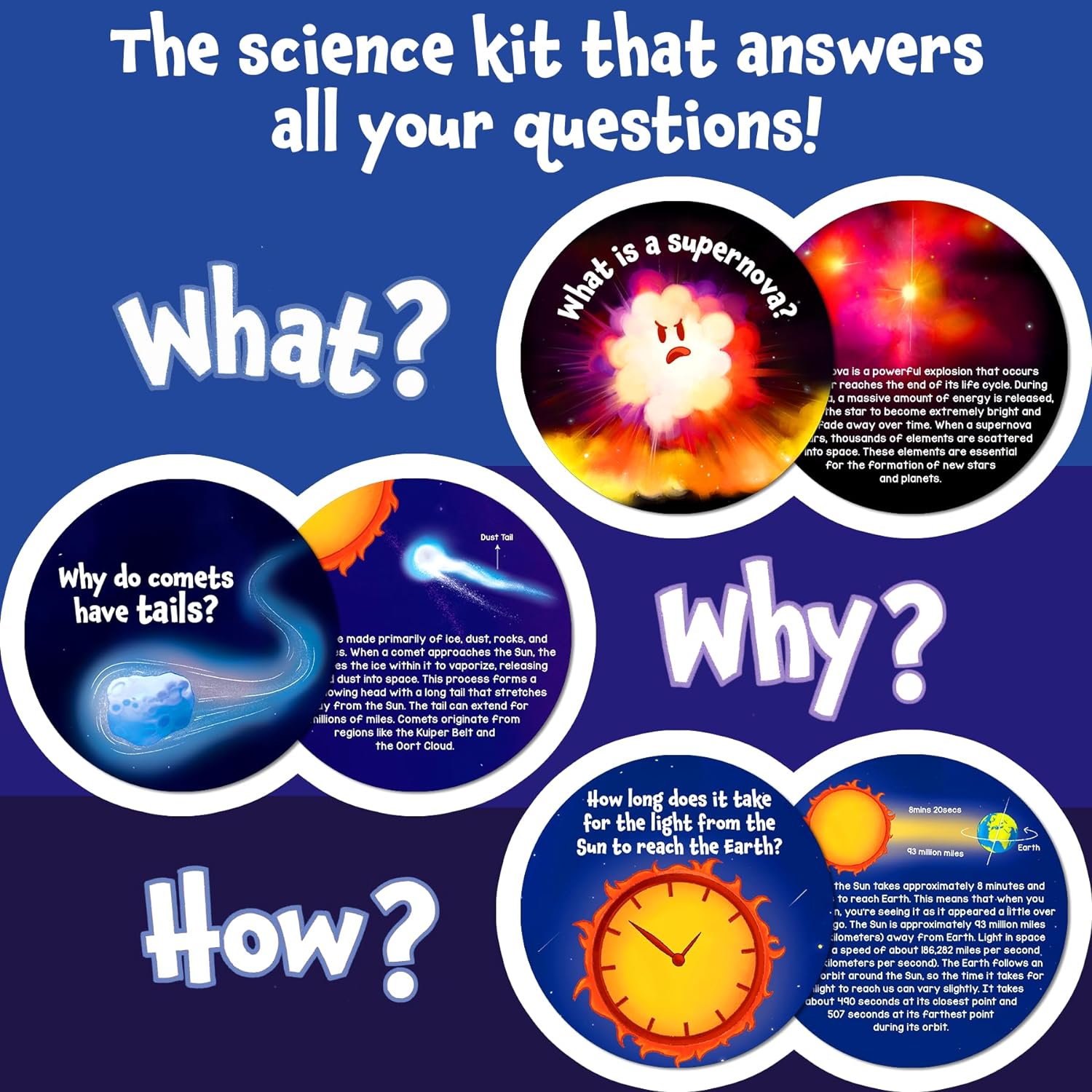 Skillmatics Flash Cards - Science Snippets Space