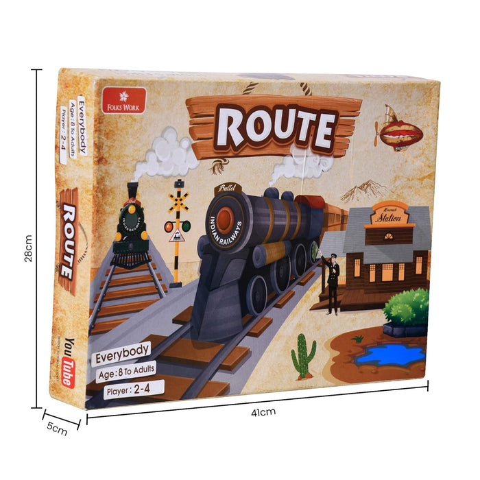 FOLKS WORK Route Board Game (Multicolor)