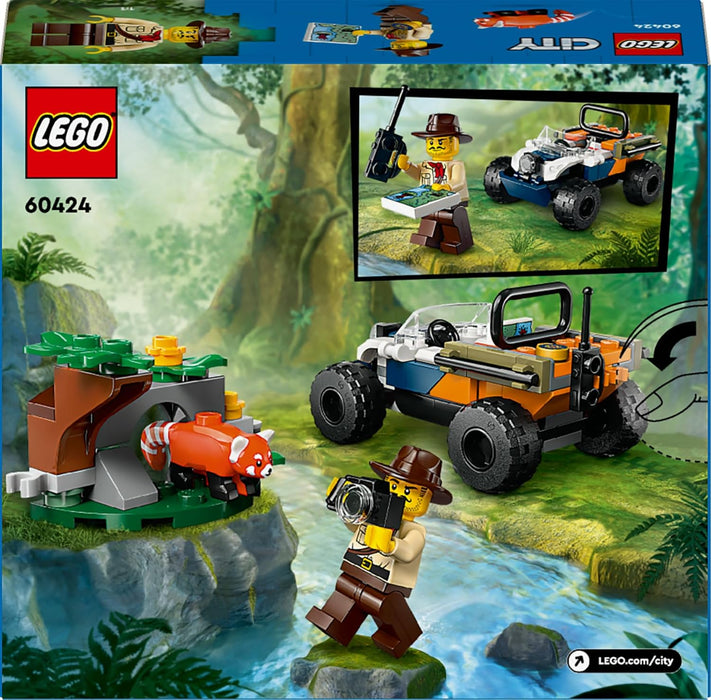 LEGO City Jungle Explorer ATV Red Panda Mission Set 60424 Building Blocks Toys for 6+ Gift for Boys and Girls