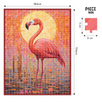 Funskool-Flamingo Sunset,Jigsaw, Educational,1000 Pieces,Puzzle,for 14 Year Old Kids and Above,Toy