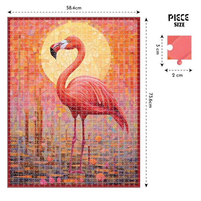 Funskool-Flamingo Sunset,Jigsaw, Educational,1000 Pieces,Puzzle,for 14 Year Old Kids and Above,Toy