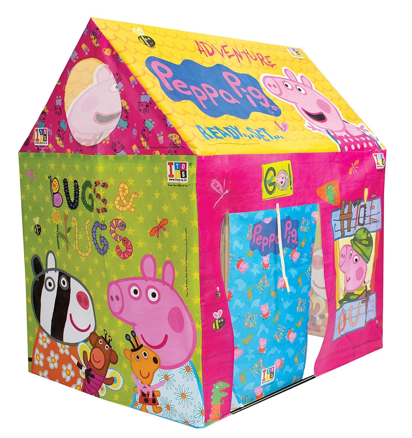 ITOYS Playhouse Tent for Kids|Peppa theme|for boys and girls Outdoor and Indoor
