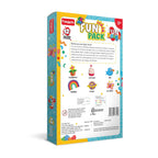Fun Dough Funskool Fun Pack, 12 Tubs of Dough, 50Gms Each, Toys for Kids, Shaping, Sculpting, 3 Years and Above, Multicolour
