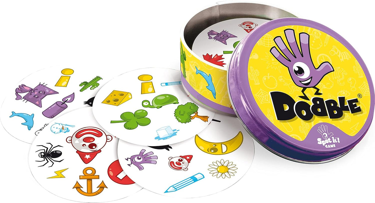 Funskool Games- Dobble, Strategy Game,Family Card Game, 2-8 Player Game, for 6 Years and Above, Teen, Multicolor