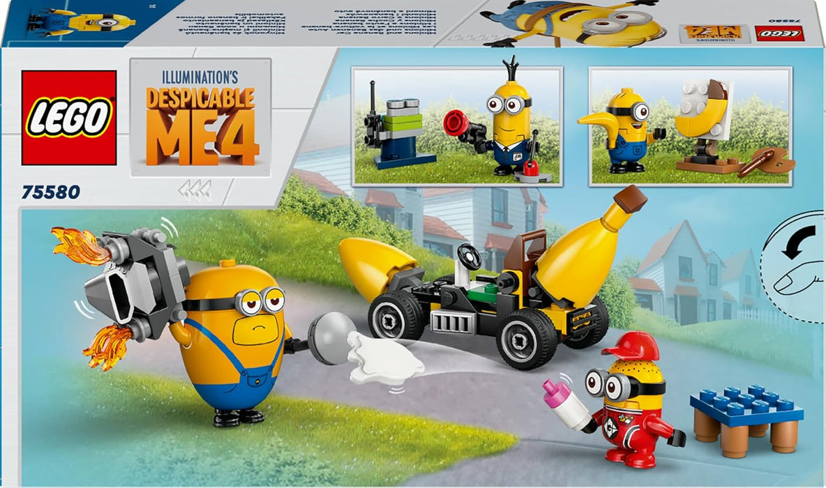 LEGO Despicable Me 4 Minions and Banana Car Toy 75580 Building Blocks Toys for 6+ Gift for Boys and Girls