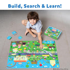 Skillmatics Peppa Pig Floor Puzzle & Game - Piece & Play, Jigsaw & Toddler Puzzles, Educational Toy, Gifts for Girls & Boys Ages 3, 4, 5, 6, 7 (48 Pieces, 3 x 2 feet)