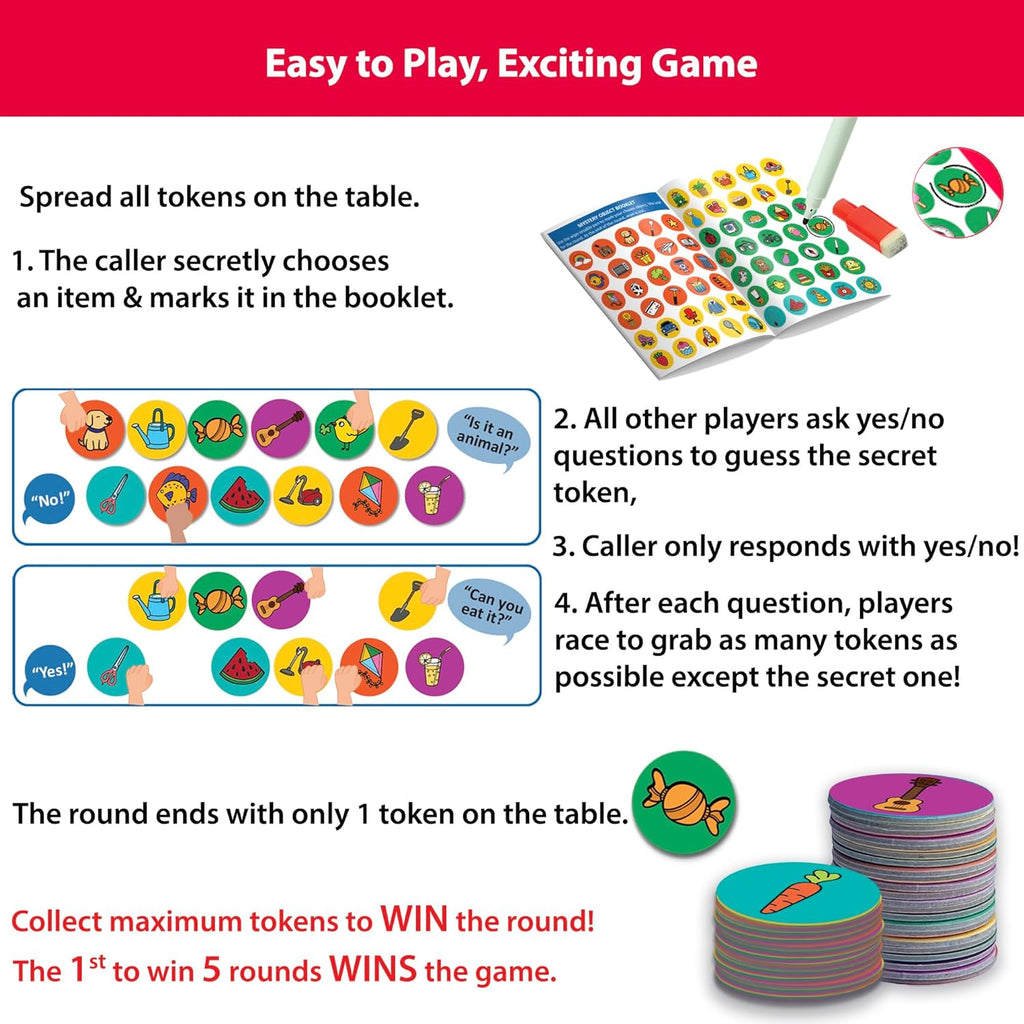 Chalk and Chuckles Not That One Board Games for Kids, Fun Guessing Game, Educational Toys for Kids 5+ Years, Gifts for Girls, Boys Age 6, 7, 8, 9 and Up, Travel Friendly Card Games