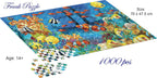 Frank Coral Reef Jigsaw Puzzle (1000 Pieces) for Adults and Kid Above 15+ Years- Realistic Illustrations -Fun & Challenging Brain Booster Games - for Focus and Memory