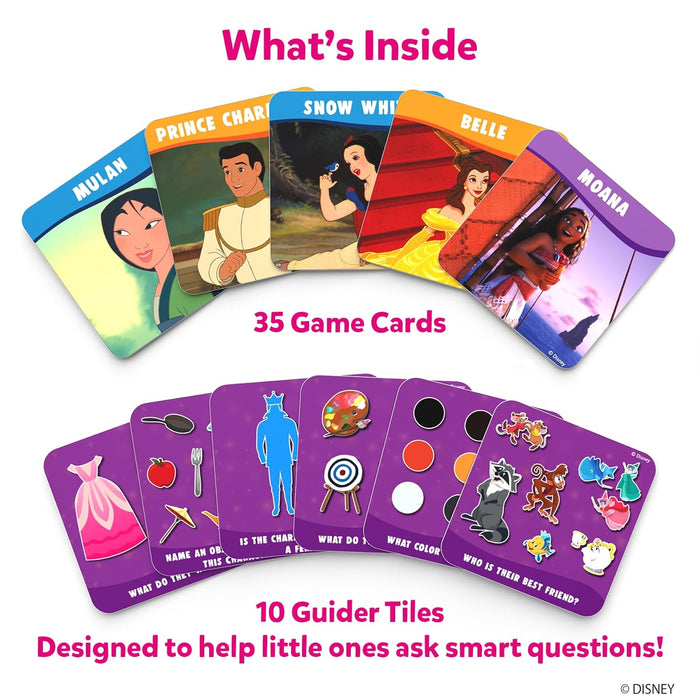 Skillmatics Card Game - Guess in 10 Junior Disney Princess for Kids, Girls, Boys, Who Love Board Games, Cinderella, Ariel, Jasmine, Gifts for Ages 3, 4, 5, 6, Travel Friendly