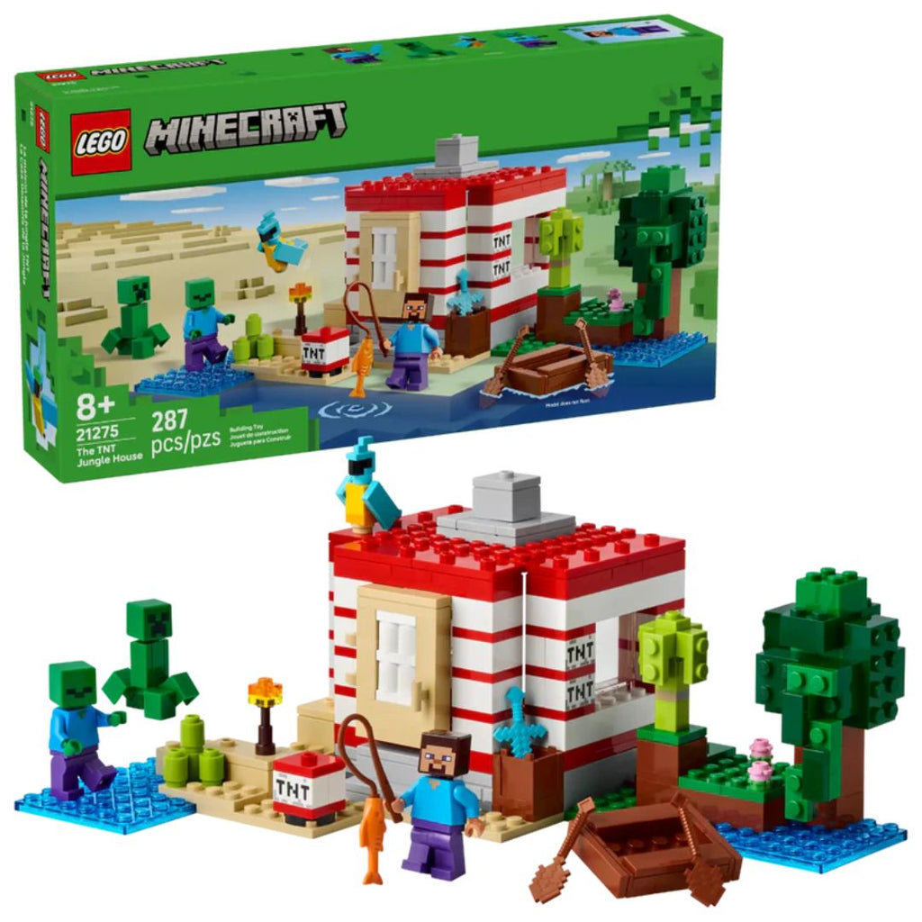 Lego 21275 Minecraft The TNT Jungle House (287 Pieces)