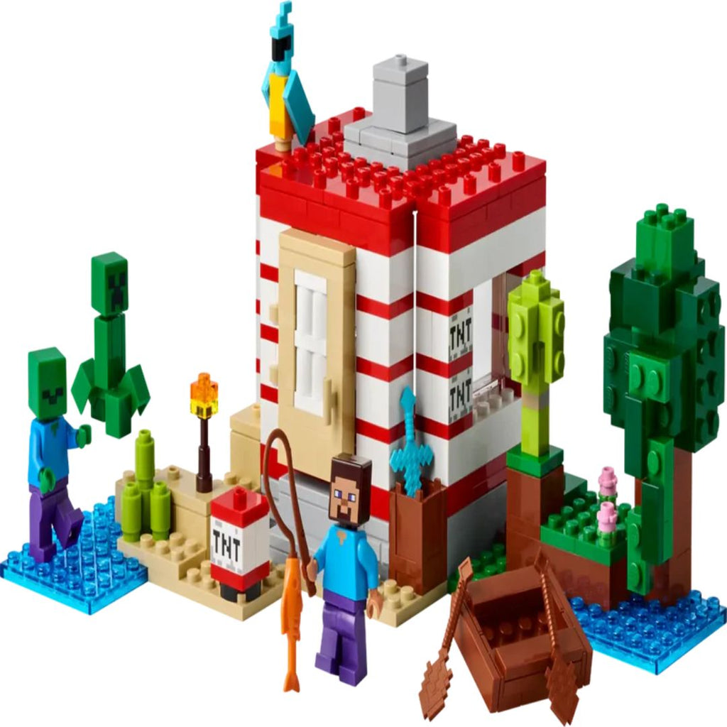 Lego 21275 Minecraft The TNT Jungle House (287 Pieces)