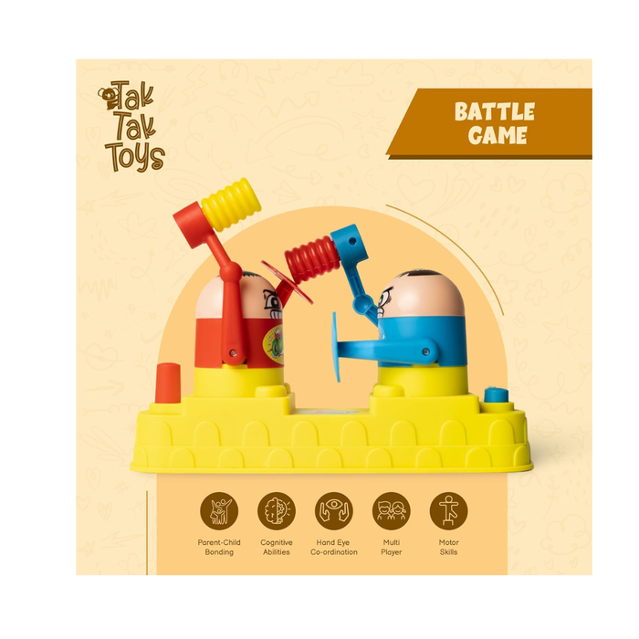Battle Game | 1v1 Fighting Game for Kids | Hand-Eye Coordination, Reflex Development, Parent-Child Bonding | Interactive Toy for Boys & Girls Age 3+