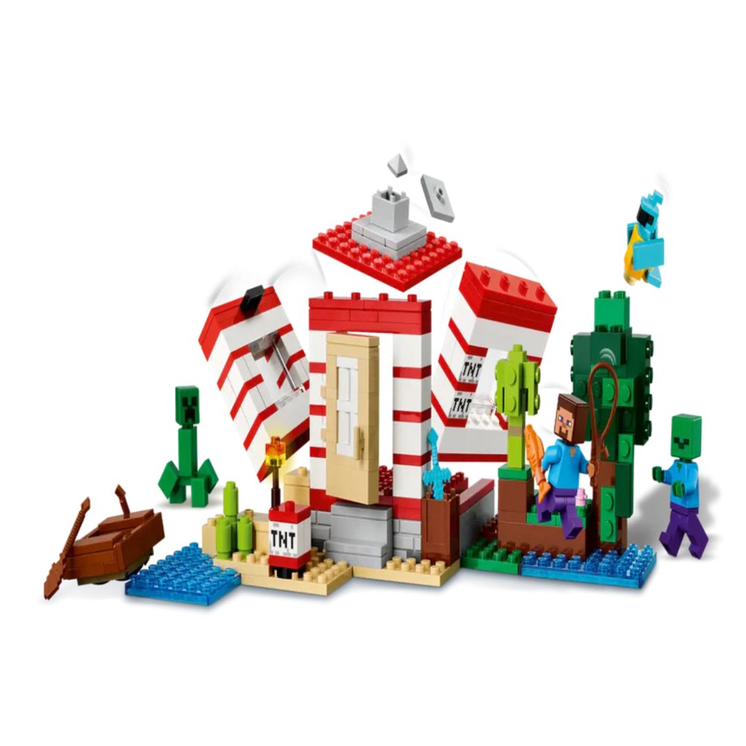 Lego 21275 Minecraft The TNT Jungle House (287 Pieces)