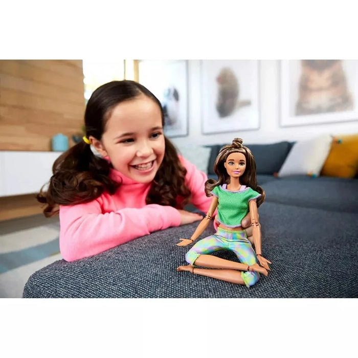 Barbie Made to Move Doll ( Green)