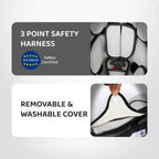 R for Rabbit Picaboo 4 In 1 Multipurpose Baby Carry Cot Cum Car Seat