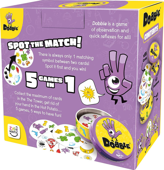 Funskool Games- Dobble, Strategy Game,Family Card Game, 2-8 Player Game, for 6 Years and Above, Teen, Multicolor