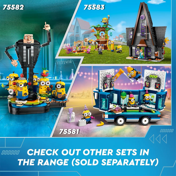 LEGO Despicable Me 4 Minions and Banana Car Toy 75580 Building Blocks Toys for 6+ Gift for Boys and Girls