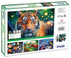 Frank Majestic Tiger Jigsaw Puzzle (250 Pieces) for Kids Above 9+ Years - Fun & Challenging Brain Booster Games | Educational Puzzle for Focus and Memory
