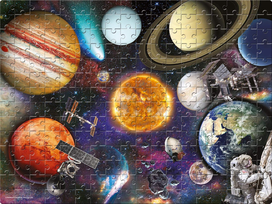 Frank in Space Jigsaw Puzzle (250 Pieces) for Kids Above 9+ Years - Fun & Challenging Brain Booster Games - Realistic Space Design | Educational Puzzle for Focus and Memory