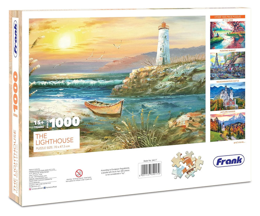 Frank The Lighthouse Jigsaw Puzzle (1000 Pieces) for Adults and Kid Above 15+ Years-Realistic Illustrations -Fun & Challenging Brain Booster Games - for Focus and Memory