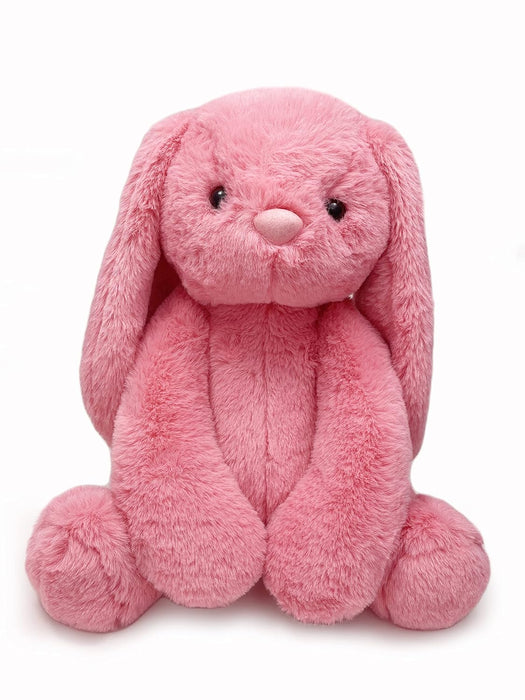 Mirada Cute Coral Bunny Soft Toy for Girls/Kids | Huggable Rabbit with Long Ears | Soft Stuffed Floppy Plush Animal | - 35cm