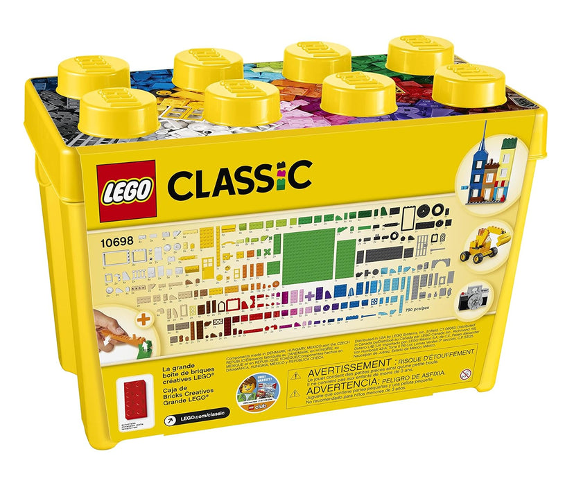 LEGO Large Creative Brick Box,790 Pieces Building Blocks,Multicolor