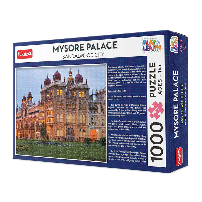 Funskool Play & Learn-Mysore Palace,Educational,1000 Pieces,Puzzle,for 14 Year Old Kids and Above,Toy