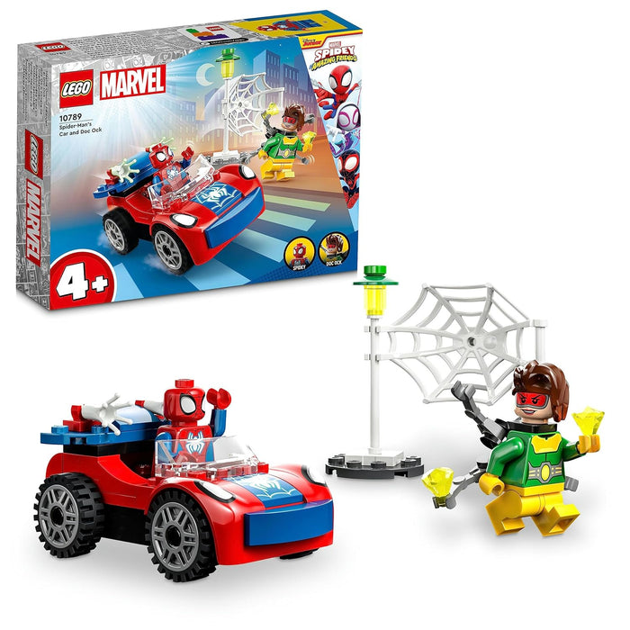 LEGO Marvel Spider-Man's Car&Doc Ock 10789 Building Toy Set (48 Pieces),Multi