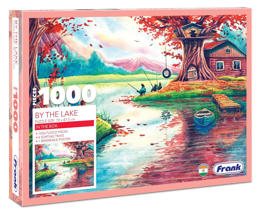 Frank by The Lake Jigsaw Puzzle (1000 Pieces) for Adults and Kid Above 15+ Years- Realistic Illustrations -Fun & Challenging Brain Booster Games - for Focus and Memory