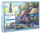 Frank Floating Market Jigsaw Puzzle (1000 Pieces) for Adults and Kid Above 15+ Years-Realistic Illustrations-Fun & Challenging Brain Booster Games - for Focus and Memory